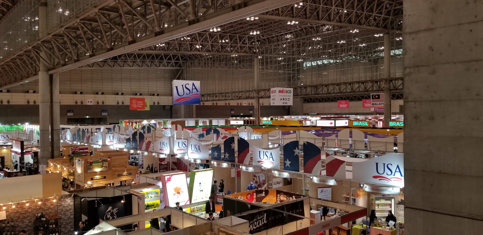 FOODEX - Show Floor From Above