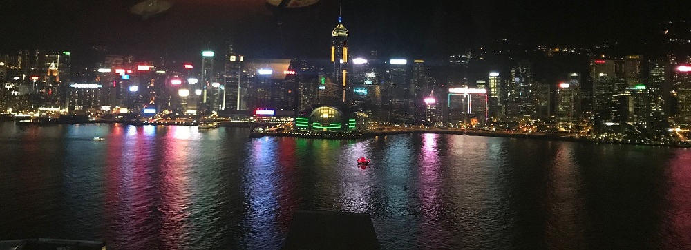 Hong Kong - Harbor at night