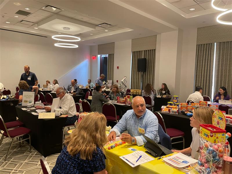 Image from the 2024 Summer in the Cities Buyers Mission, with buyers and suppliers interacting